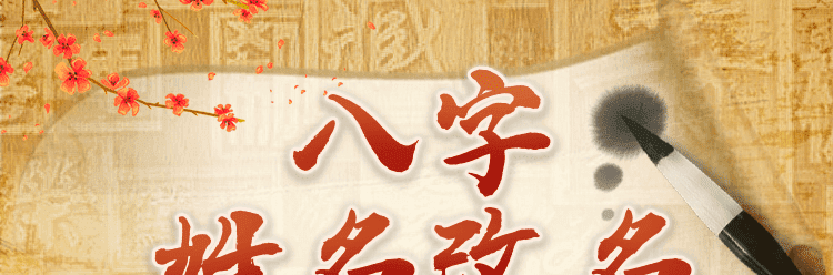 八字姓名改名